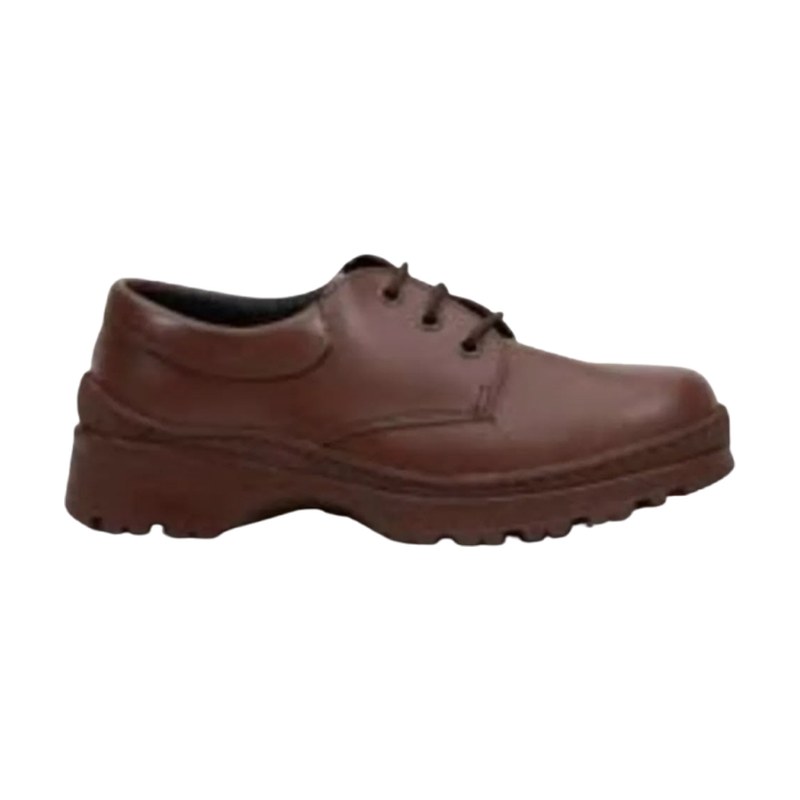 3166 Brown Leather School Shoe