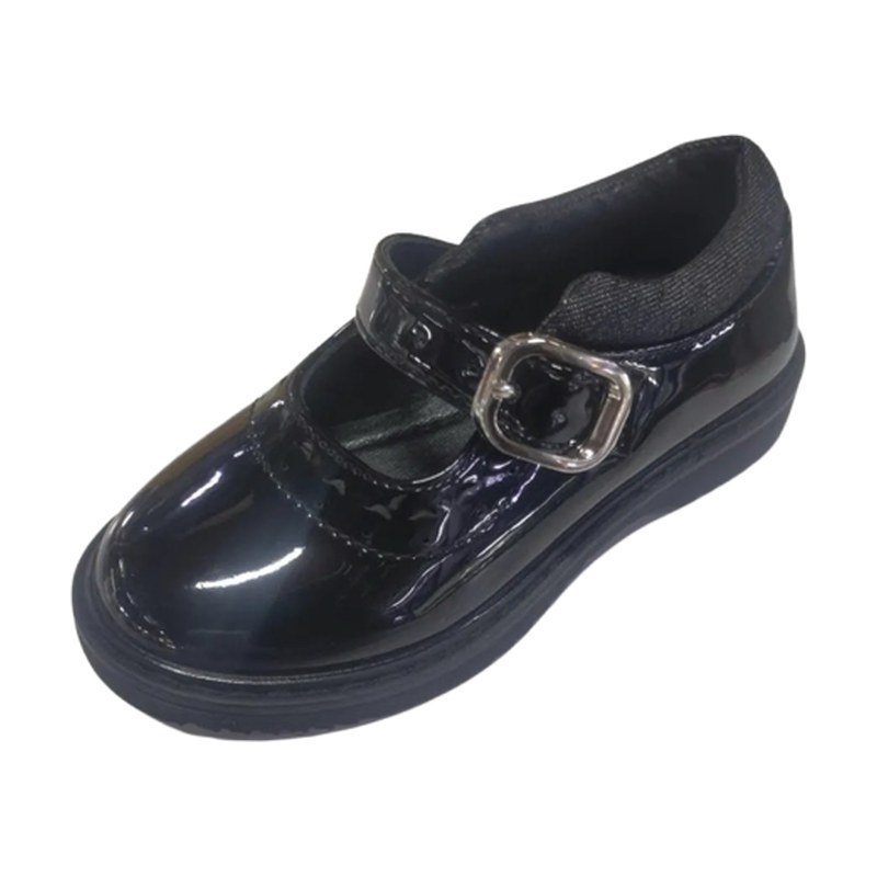 Patent Bar School Shoe